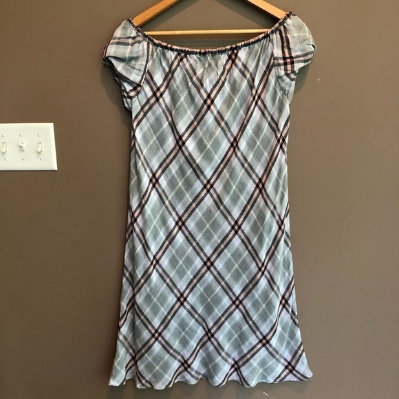 NWT Max Studio Off The Shoulder Shift Dress Gray M - Picture 6 of 7